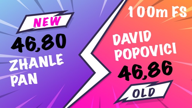 фото для Race Analysis OLD vs NEW World Record Zhanle PAN  46.80