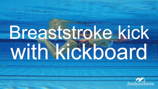 фото для Breaststroke kick with kickboard