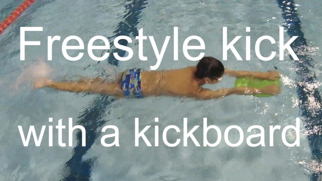 фото для Freestyle kick with a kickboard