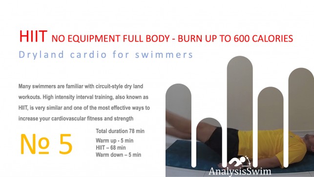 HIIT №5 no equipment full body burn up yo 600 calories